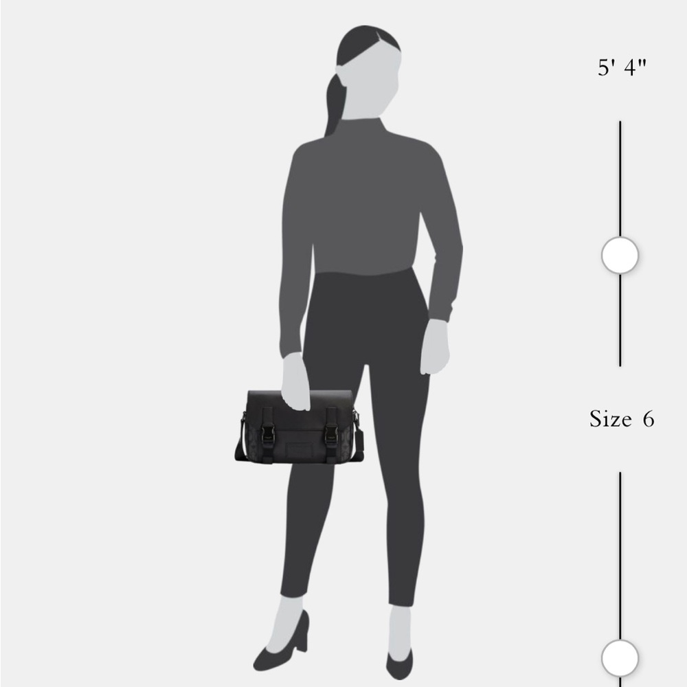 Coach Track Crossbody In Signature Canvas - Picture 4 of 9
